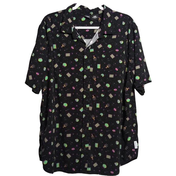 Disney Hocus Pocus Woven Shirt for Adults by Our Universe Novelty Size XXL - Picture 1 of 7